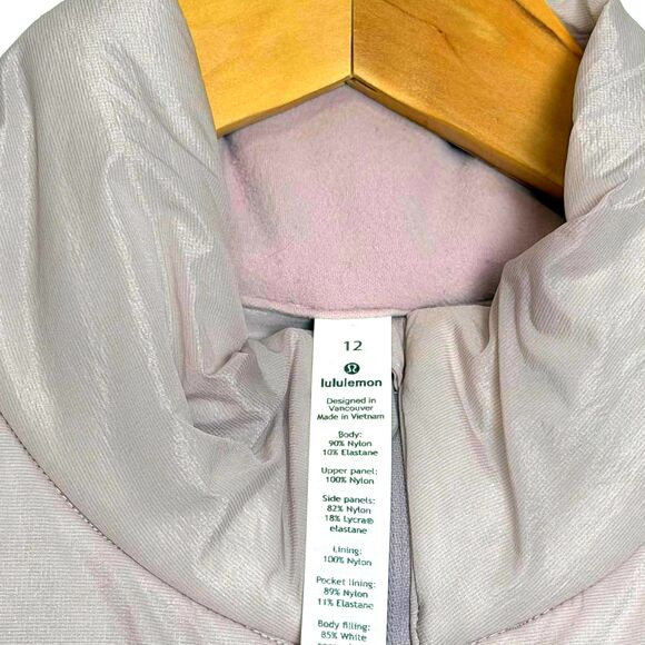 Lululemon Down For It All Vest *Porcelain Pink - Picture 6 of 10